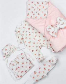 Комплект для новорожденных "Бабочки" | Артикул: КН116/2-И | Детская одежда от «Бэби-Бум»