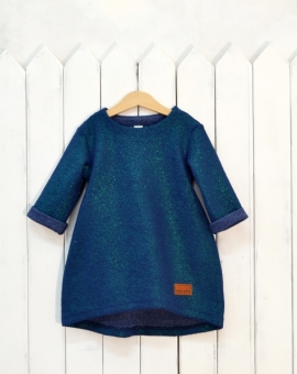 Платье (цвет синий) | Артикул: С52/2-Ф | Детская одежда оптом от «Бэби-Бум»