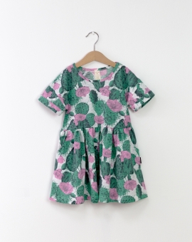 Платье (кактусы) | Артикул: С156/12-К | Детская одежда оптом от «Бэби-Бум»