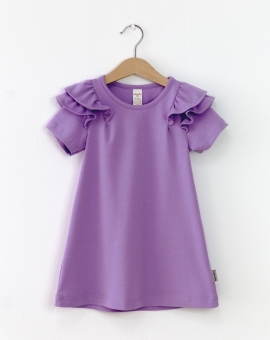 Платье (лаванда) | Артикул: С158/2-К | Детская одежда оптом от «Бэби-Бум»