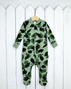 Комбинезон (цвет зелёный) | Артикул: К240/3-И | Детская одежда оптом от «Бэби-Бум»