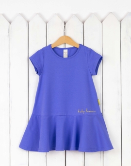 Платье (цвет  Very peri) | Артикул: С189/3-К | Детская одежда оптом от «Бэби-Бум»