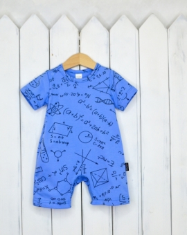 Комбинезон (цвет синий) | Артикул: К219/3-К | Детская одежда оптом от «Бэби-Бум»