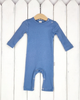 Комбинезон (пыльный синий) | Артикул: К291/4-И | Детская одежда оптом от «Бэби-Бум»